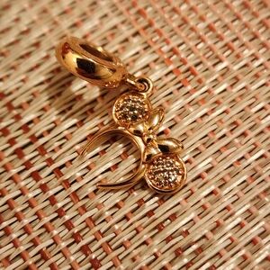 Disney Pandora Charm - Minnie Mouse Ear Headband - Rose Gold